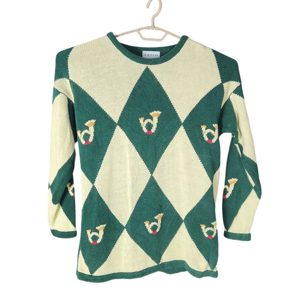 Vintage 80s Izod sweater men's large
